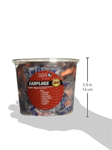 Howard Leight LPF-TO: bouchons d'oreille confortables pour petits conduits et tir