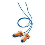 Howard Leight LT-30: bouchons d’oreille rouge et bleu faciles à repérer et porter toute la journée.