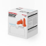 Howard Leight MAX bouchons cordés avec corde visible et transport pratique.