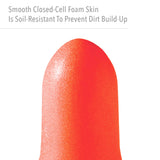 Howard Leight MAX bouchons mousse, surface résistante à la saleté et hygiène facilitée.