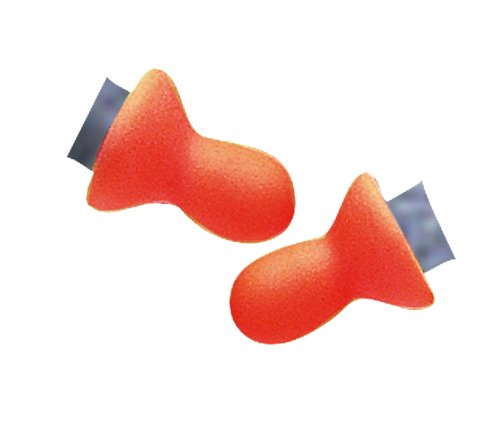 Embouts d'oreilles Quiet Band en main, prêts à être insérés pour une protection efficace.