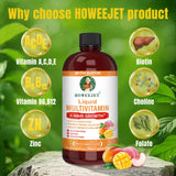 HOWEEJET biotine-10000mcg, absorption accrue pour cheveux forts