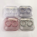 Howinn etui lentilles transport compact translucide: voyage léger et rangement efficace.