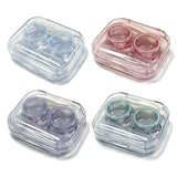 Howinn kit lentilles couleur bleu: rangement sûr et voyage facile.