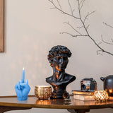Hozodusi Bougie doigt moyen bleu, cadeau original et apprécié.