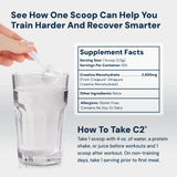 HPN C2 Créatine Monohydrate — poudre micronisee se dissolvant rapidement