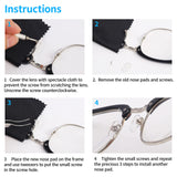 HQVOIC boîte de rangement vis pour lunettes et pièces