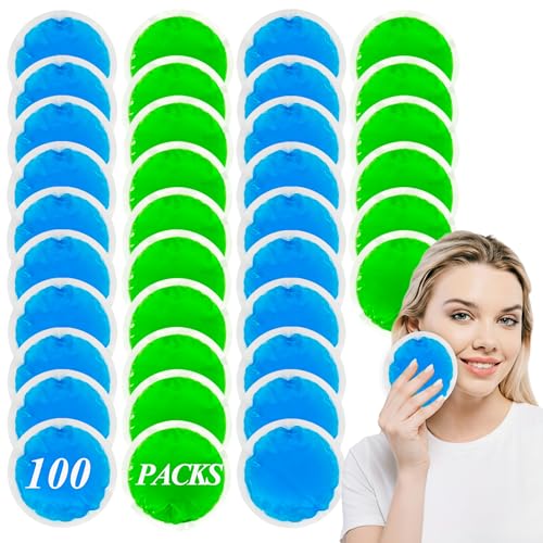 Packs glace HROOSE petit format visage, soulage douleur faciale et inconfort.