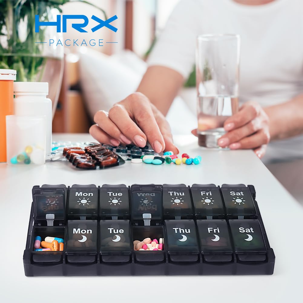 HRX Package capacité semaine, organisation des pilules et vitamines.