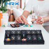 HRX Package capacité semaine, organisation des pilules et vitamines.