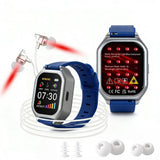 Hsiohe montre thérapie lumière rouge 650 nm pour les oreilles, relaxation ciblée.