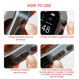 Hsiohe mode 3 en 1 montre rouge 650 nm pour oreilles et nez, bien-être quotidien.
