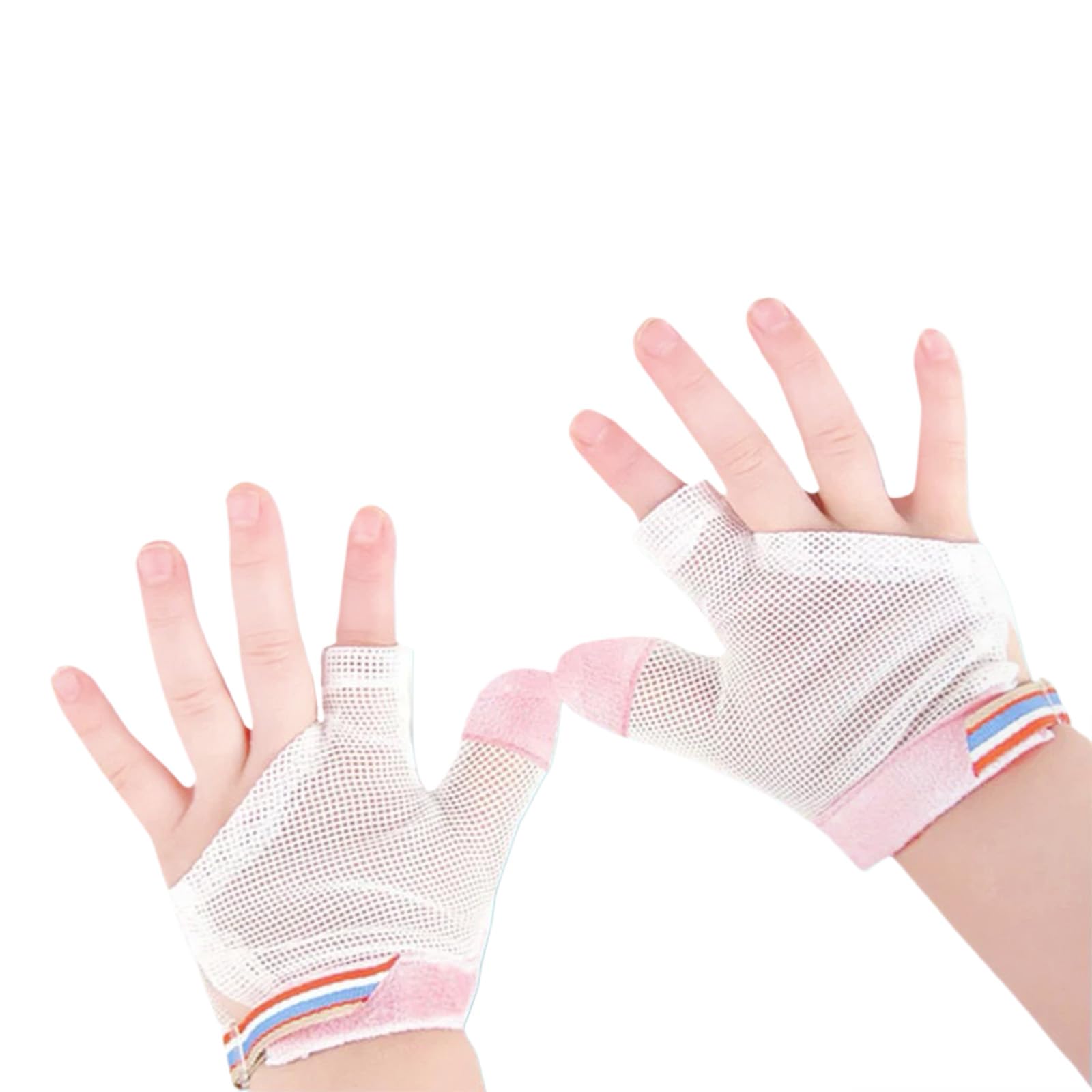 Gants HS&ROXIN anti-succion pouce rose, confortables à porter au quotidien.