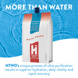 HTWO bouteille, cap aluminium, conserve l'hydrogène pour une boisson fiable.