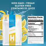 HTWO pack 12 bouteilles citron, pratique pour s'hydrater au quotidien.