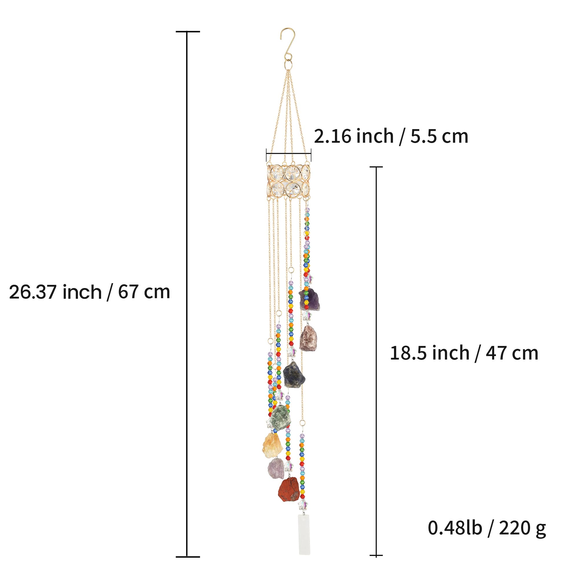 HTXYCTH Pierres colorées pour ambiance positive et décoration chic.