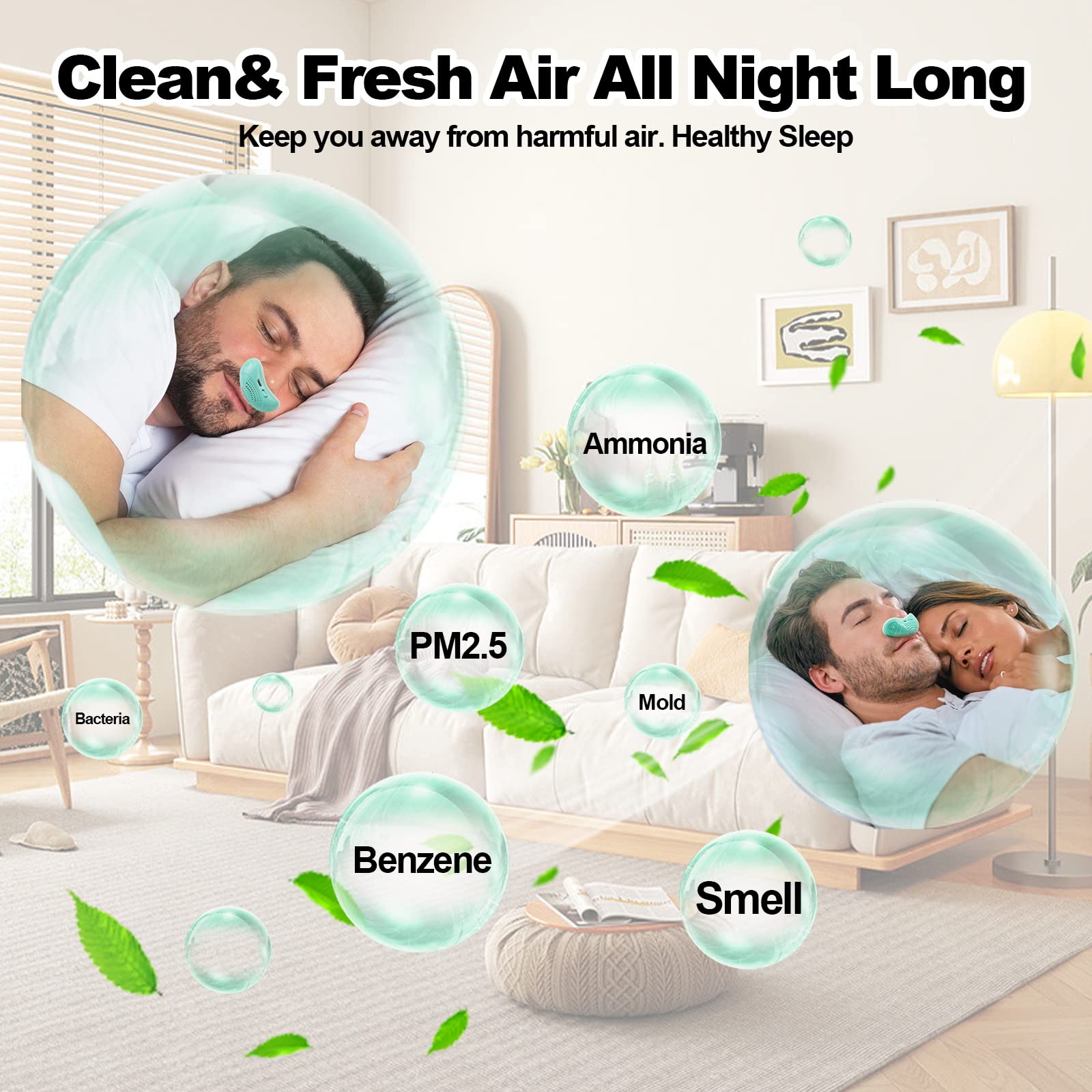 Hualai design confort nasal mini, insertion facile sans pression.