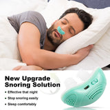 Hualai embouts narines anti-ronflement mini vert menthe pour usage portable.