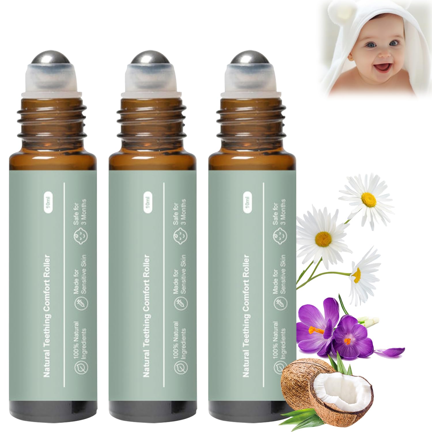 Huatinent emballage mamas-teether-rouleau : application facile sur gencives