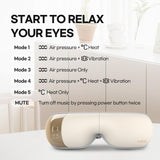 HubiCare Masseur Yeux - Bandeau ajustable: adaptabilité pour tous.