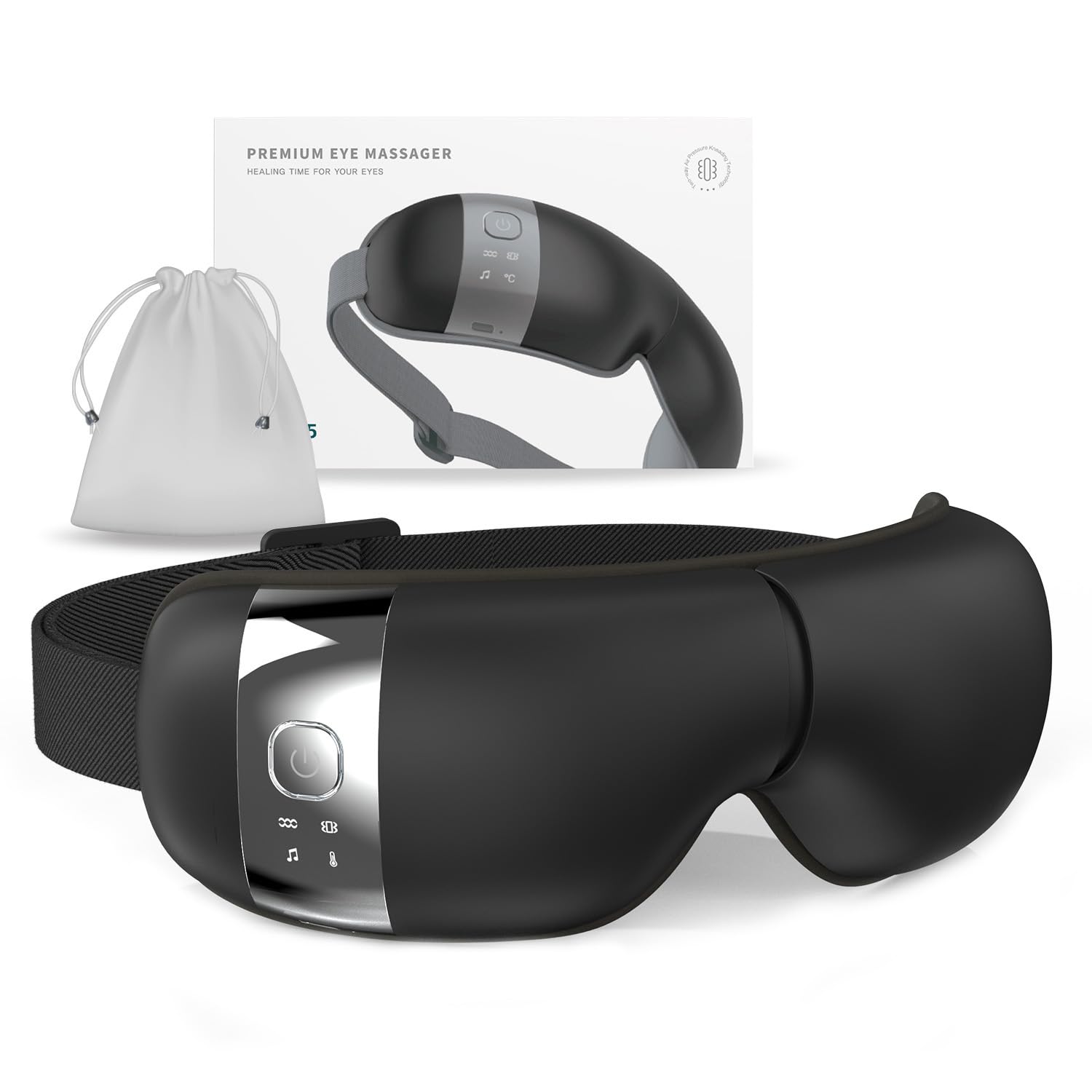 HubiCare Eye Massager: massage des yeux avec chaleur apaisante, idéal après un écran.