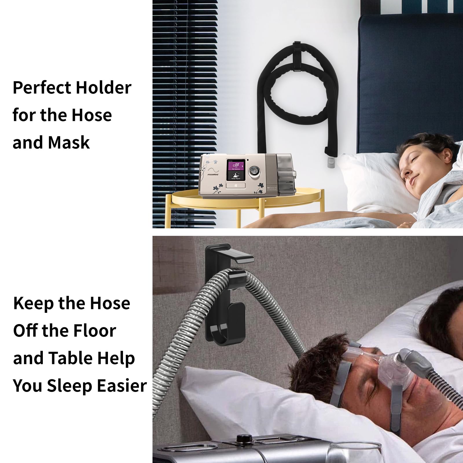 HuCPAPxi couvre-tuyau CPAP, réduit le bruit pour un sommeil plus calme