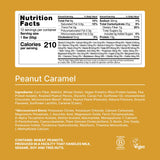 Barre Huel enrobage cacao et caramel, texture chocolatée et veloutée.
