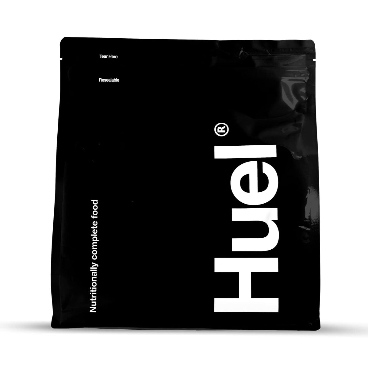 Poudre Huel Black Edition vanille, texture lisse pour un petit-déjeuner rapide et nourrissant.