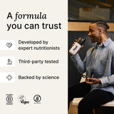 Huel Black Edition – sans gluten pour différents régimes.