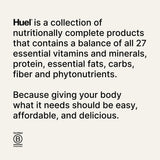 Huel Black Edition – végétalien, option durable et respectueuse des plantes.