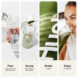 Huel Daily Greens, associe adaptogenes et antioxydants pour soutenir l'énergie potentielle.