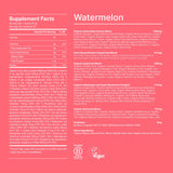 Ingrédients et mélanges naturels soulignant 91 vitamines et minéraux.