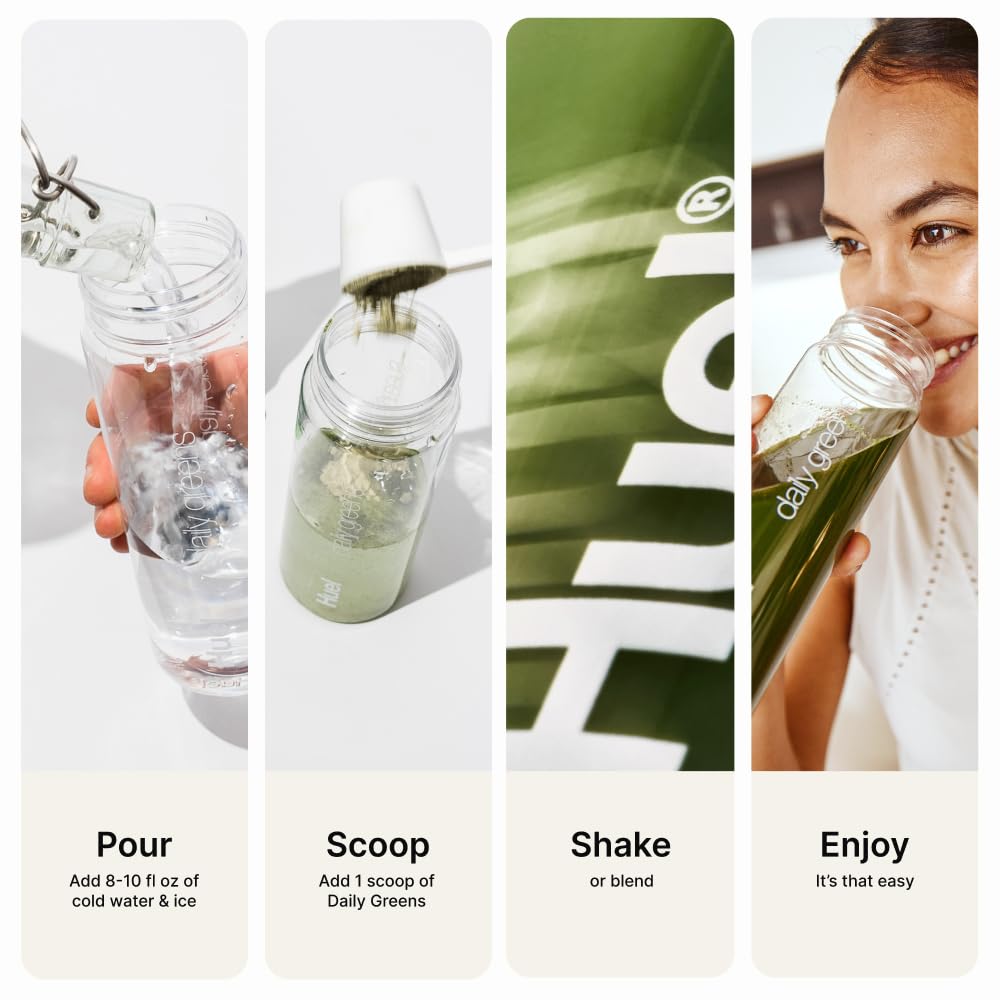 Huel Daily Greens préparation-smoothie: mélange rapide et efficace