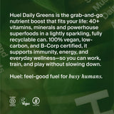 Mise en avant d’une routine saine avec Huel Daily Greens dans la pratique quotidienne.
