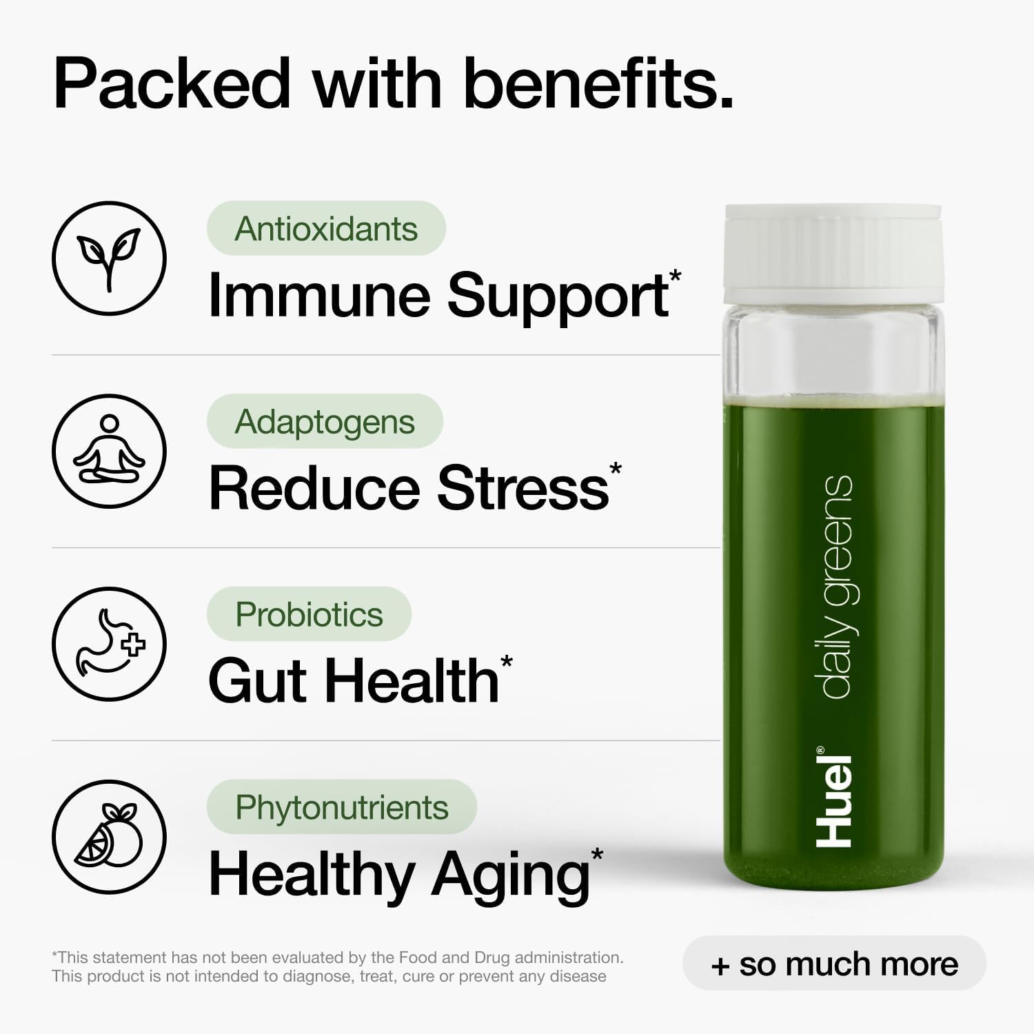 Huel Daily Greens saveur pomme ananas, boisson fruitée et rafraîchissante.