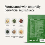 Huel doseur pratique pour des portions précises et un repas rapide.