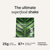 Huel mélange vanille prêt en un geste, boisson nutritive pour le matin.