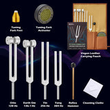 Hugbow diapason 136-1 Hz, ton clair et équilibré pour l'harmonie corporelle et l'attention.