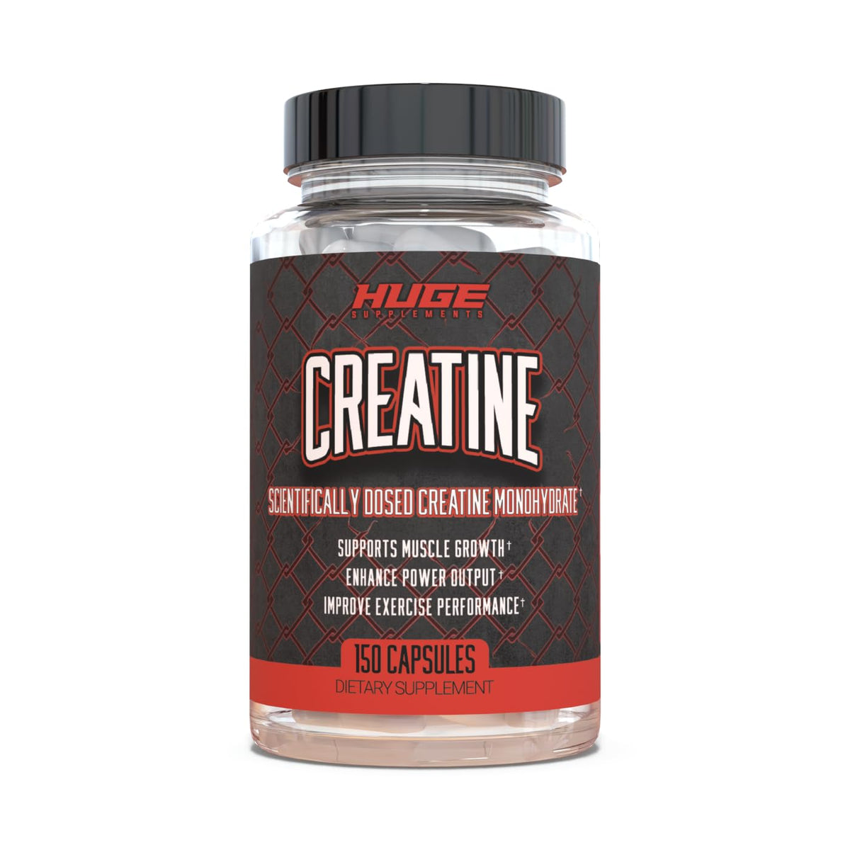 Huge Supplements Creatine Monohydrate – dose 5 g par prise et soutien potentiel à la force