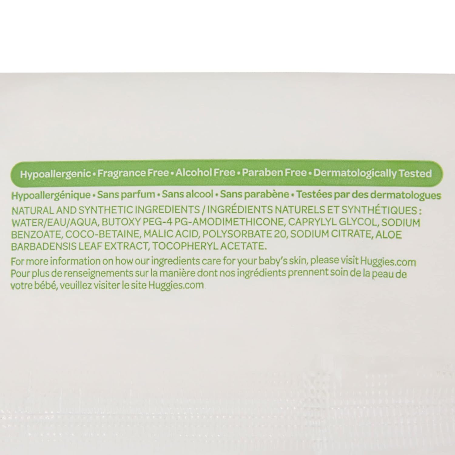 Lingettes Huggies pour le quotidien et les voyages.