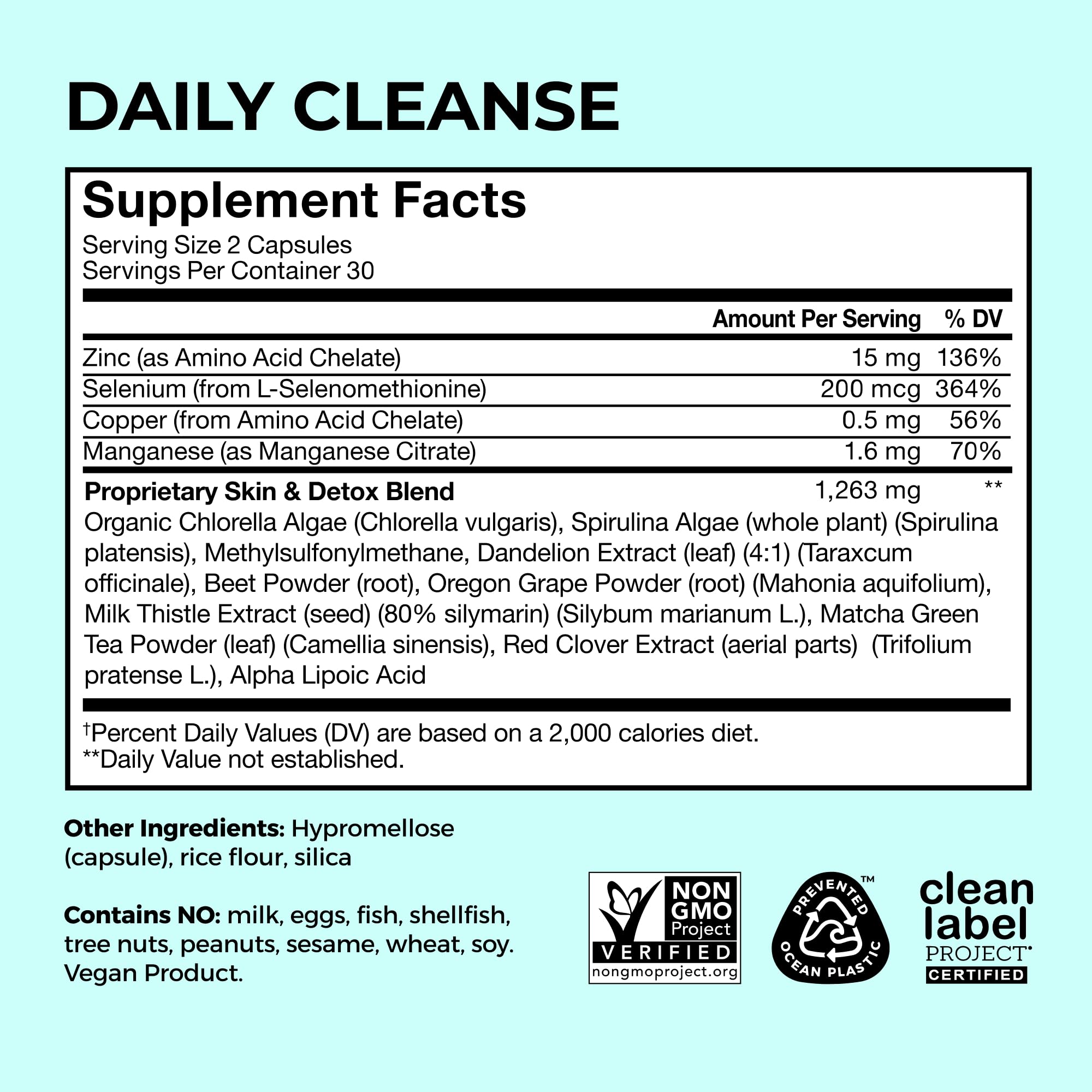 Hum Daily Cleanse – Algues et minéraux qui soutiennent les mécanismes internes.