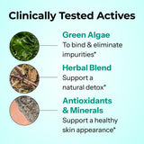Hum Daily Cleanse – Formulation végane et sans OGM pour une routine consciente.