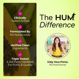 HUM Flatter Me – étiquette et emballage clairs, informations produit utiles.