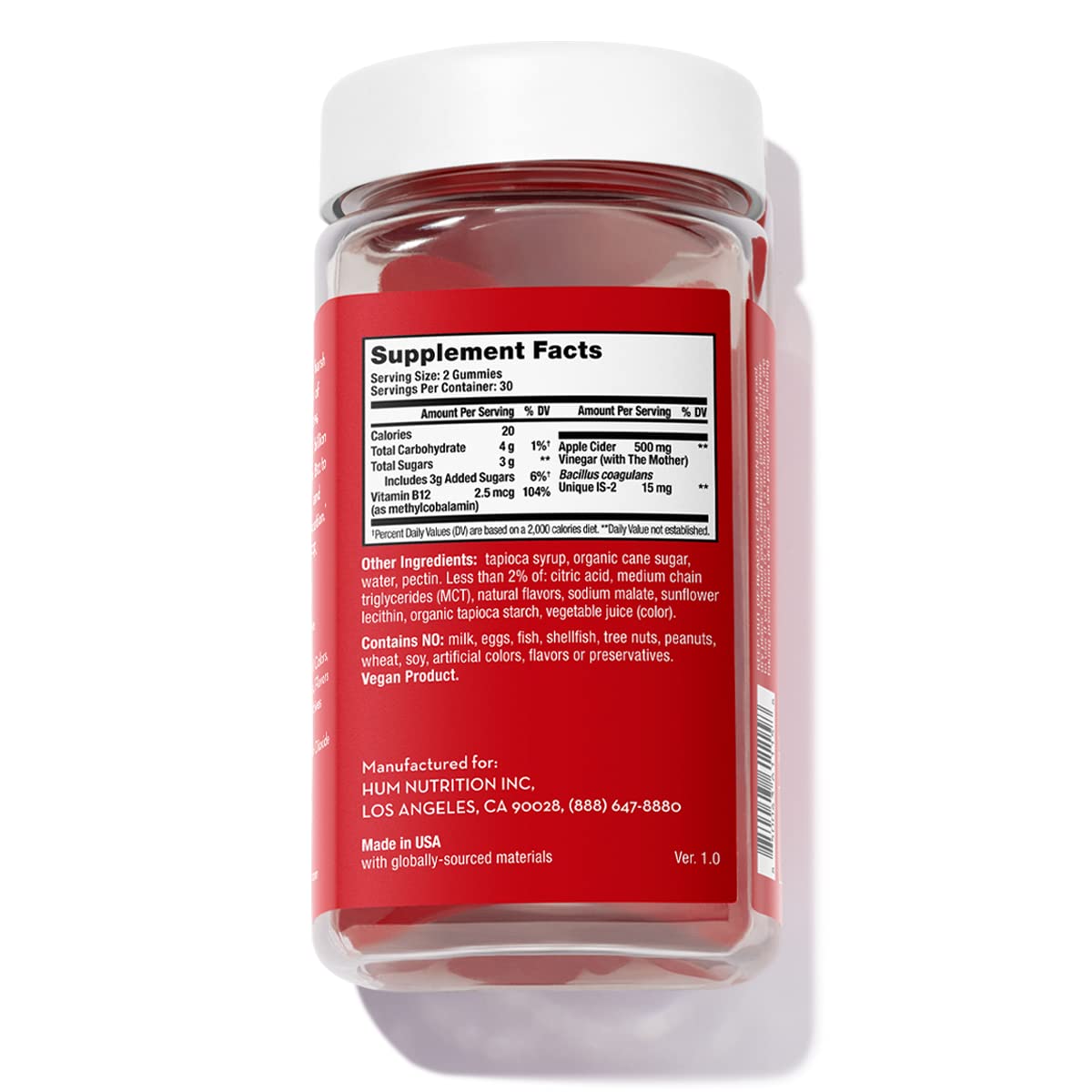 Gommes HUM Pro faciles à emporter en déplacement.