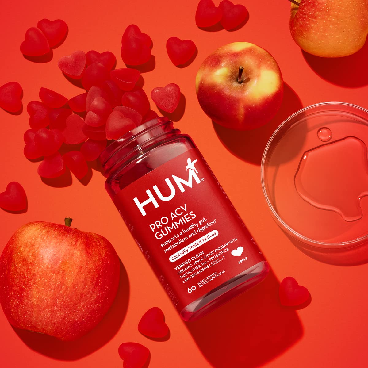 Deux gommes HUM Pro par jour intégrant votre routine.
