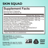 Hum Skin Squad Probiotiques: peau plus lumineuse et confort digestif au quotidien