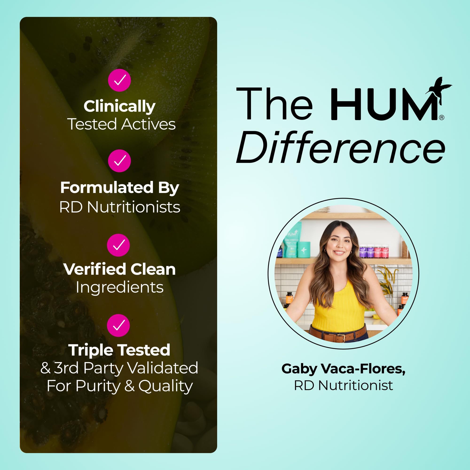 Hum Skin Squad Probiotiques: peut aider à la digestion et à l'éclat de la peau