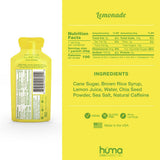 HÜMA Chia Energy Gel Citronnade, sachet individuel et pratique.