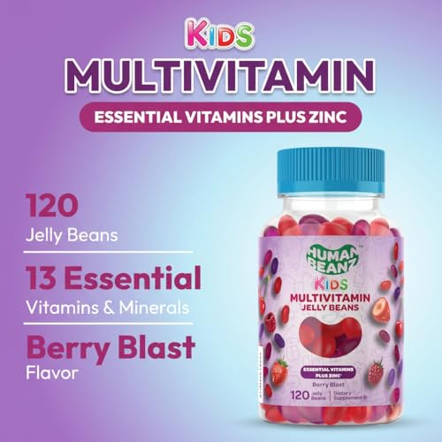 Human Beanz gommes vitamine enfant, prise quotidienne simple et agréable.