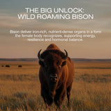 Vital Woman : gélules organes de bison, équilibre hormonal